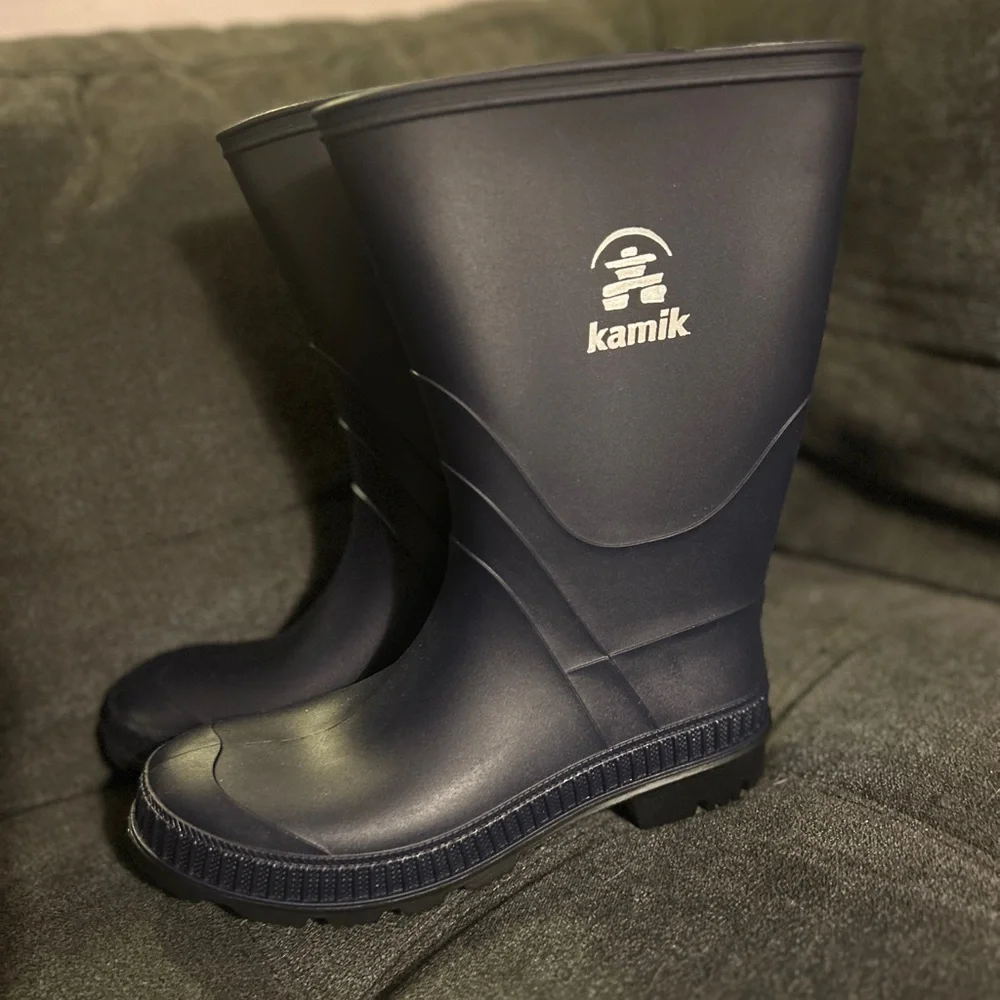 Kamik Kids Navy Rain & Snow Boots